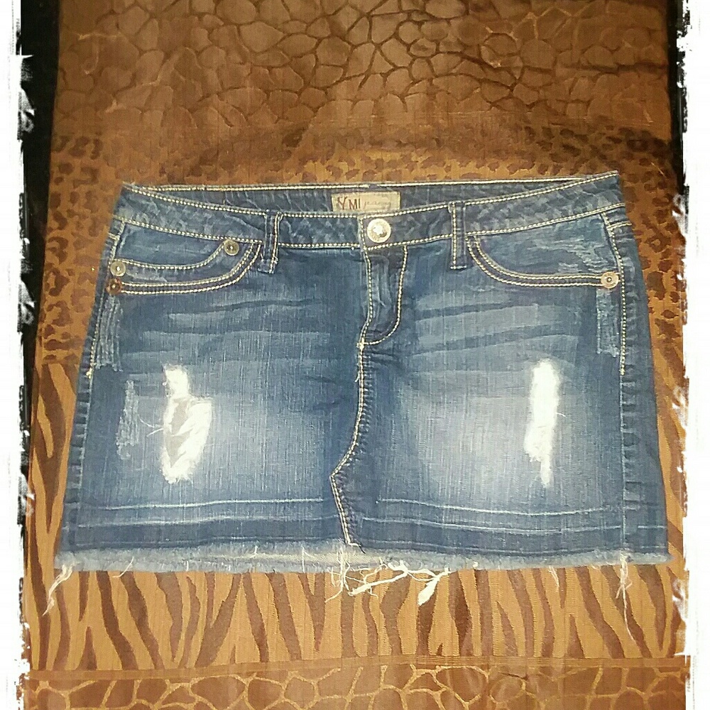 Y.M.I Jean Skirt